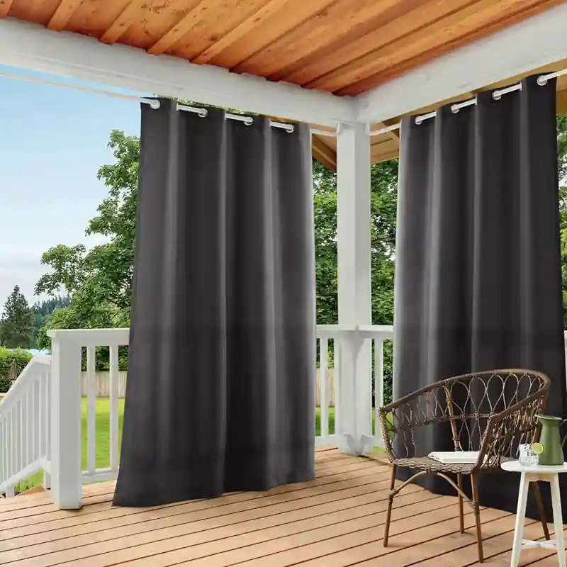 A stylish blackout outdoor curtains duabi