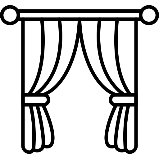 sheer curtains icon